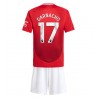 Manchester United Alejandro Garnacho #17 Heimtrikot 2024-25 Kurzarm (+ kurze hosen)